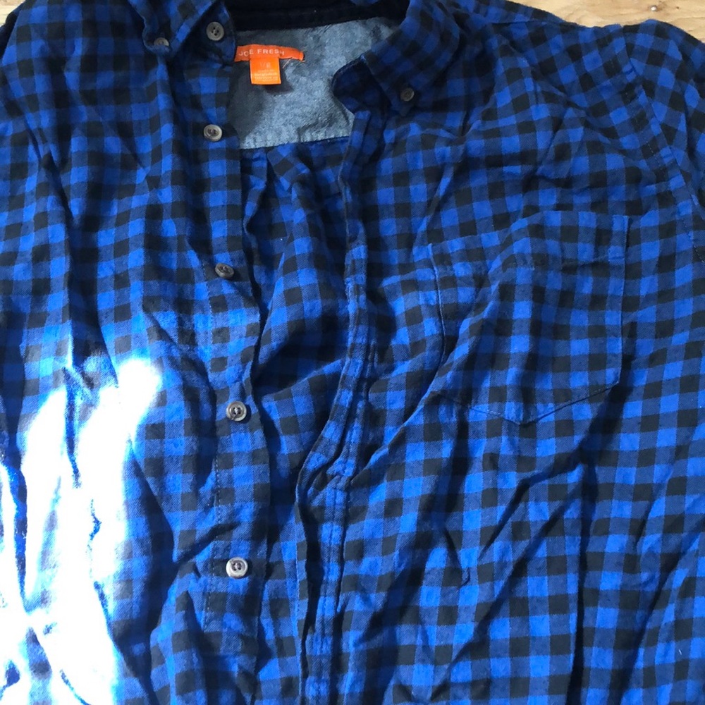 Men’s Joe Fresh Button Down Checkered Shirt